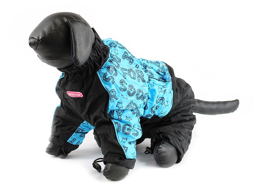 Oblečky pro psy – zimní overal pro psy For My Dogs, modrý