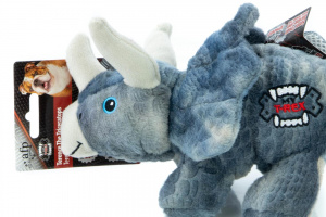  Hračka pro psy od AFP – Triceratops z pevného a odolného materiálu s minimem výplně (2)