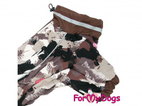  Pláštěnka pro psy ForMyDogs BROWN CAMOUFLAGE – vylepšený model (3)