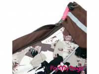  Pláštěnka pro psy ForMyDogs BROWN CAMOUFLAGE – vylepšený model (5)