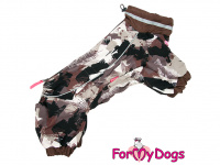  Pláštěnka pro psy ForMyDogs BROWN CAMOUFLAGE – vylepšený model (2)