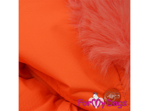  Nový typ zatepleného zimního overalu pro fenky ORANGE od For My Dogs. Svršek nepromokavá membrána s teflonem, zateplený sinteponem, antistatická flísová podšívka (9)