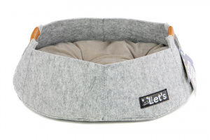  Plstěný pelíšek pro kočky od HOLLAND ANIMAL CARE, barva šedá