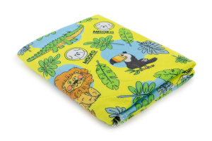  Absorbční pratelná podložka pro psy MISOKO JUNGLE. Protiskluzová úprava, čtyřvrstvý materiál, pojme až 1560 ml tekutin. Rozměry 70 × 80 cm (2)