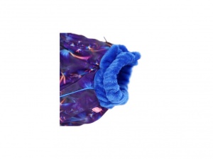 Obleček pro psy – fialový zimní overal od FMD, detail manžety