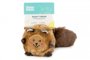  Hračka pro psy – bobr ZIPPY PAWS, hnědý