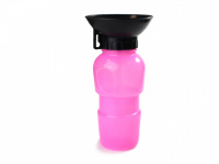  Cestovní láhev na vodu s originálním systémem plnění od CAMON. Materiál plast, barva růžová. Objem 550 ml (2)