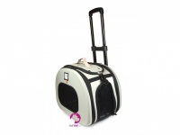 Luxusní cestovní taška pro psy na kolečkách