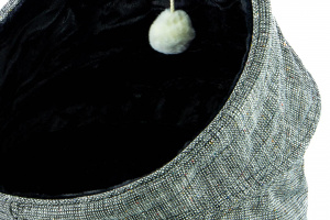  Stylový a měkoučký pelíšek a odpočívadlo pro kočky v originálním designu CROCI, barva šedá (11)