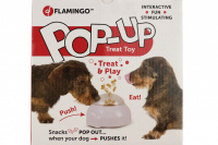 Skvělá interaktivní hračka pro psy od FLAMINGO – automatický dávkovač pamlsků. Hračku stačí čumákem popostrčit a pamlsky samy vyskakují. (3)