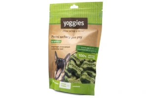 Ideální bezmasá odměna pro pejsky na dietě i malé gurmány! Ručně vyráběné špenátové suchary s chia semínky jsou lehké, přirozeně bezlepkové a plné důležitých minerálů (3)