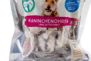 100% přírodní a šetrná cesta k lepšímu trávení! Křupavé králičí uši se srstí fungují jako přírodní kartáč pro psí střeva, skvěle chutnají a zabaví vašeho parťáka na delší čas (2)