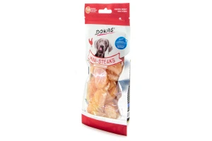 Ideální tréninková odměna, která se vejde do každé kapsy! Poloměkké mini-steaky z kuřecích prsou a tresky (3)