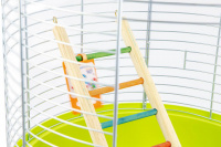  Závěsný dřevěný žebřík do klece pro střední a velké papoušky, délka 31 cm. (8)