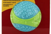  Extra odolná hračka pro malé a střední psy – míček KONG CORE STRENGHT. Super odolná vícevrstvá guma s vyztuženým jádrem, průměr míčku 7,5 cm.