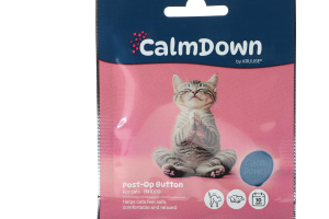 Feromonový knoflík CalmDown by KRUUSE® uvolňuje pachové signály, které kočkám pomáhají zvládat stres při cestování, stěhování, návštěvě veterináře nebo po operaci (2)