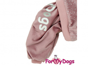  Obleček pro psy i fenky – zateplený overal BEIGE od ForMyDogs určený do suché zimy (8)