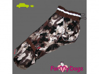  Obleček pro psy Welsh Corgi – nepromokavá pláštěnka BROWN CAMOUFLAGE od ForMyDogs (7)