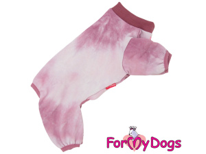  Lehký, pohodlný a neuvěřitelně příjemný na nošení. Overal ForMyDogs TIE–DYE je ideální volbou pro pejsky, kteří potřebují jemnou ochranu před chladem, průvanem nebo znečištěním srsti