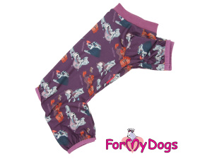Lehoučký, pohodlný a neuvěřitelně příjemný na nošení. Overal ForMyDogs CHCRDOG LILAC je ideální volbou pro pejsky, kteří potřebují lehkou ochranu před chladem, průvanem nebo znečištěním srsti (2)