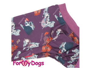 Lehoučký, pohodlný a neuvěřitelně příjemný na nošení. Overal ForMyDogs CHCRDOG LILAC je ideální volbou pro pejsky, kteří potřebují lehkou ochranu před chladem, průvanem nebo znečištěním srsti (3)