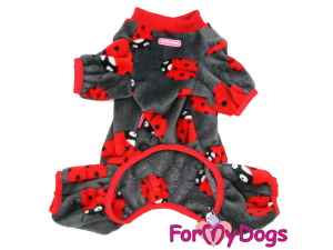 Lehký, pohodlný a neuvěřitelně příjemný na nošení. Overal ForMyDogs LADYBUG je ideální volbou pro pejsky, kteří potřebují mírnou ochranu před chladem, průvanem nebo znečištěním srsti (2)