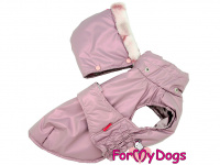  Zimní bunda pro psy i fenky FMD METALLIC PINK, barva růžová (3)