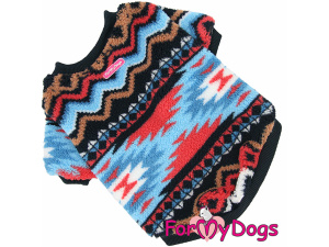  Obleček pro psy i fenky – tričko ORNAMENT od ForMyDogs v originálním designu pro moderní a stylové psy
