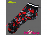  Obleček pro fenky Welsh Corgi – nepromokavá pláštěnka RED CAMO od ForMyDogs (7)