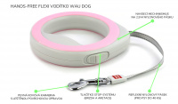  Unikátní hands-free vodítko pro psy, díky kterému získáte kontrolu nad svým psem a zároveň naprostou svobodu pro sebe. Délka 2,9 m, reflexní pásek, pro psy do 40 kg. Barva růžová. (4)