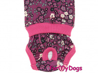  Hárací overal pro fenky ForMyDogs BURGUNDY (3)