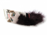  Hračka pro kočky – plyšová kočka GRUMPY CAT s dlouhým huňatým ocasem plněná kvalitním catnipem, velikost cca 40 cm. (4)