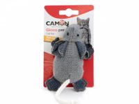  Hračka pro kočky – myška od CAMON plněná kvalitním catnipem, velikost cca 12 cm.