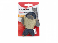  Hračka pro kočky – rybka od CAMON plněná kvalitním catnipem, velikost cca 9 cm.