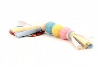 CAMON Cotton Rope je kousací hračka pro štěňata a malé až střední psy vyrobená z gumy s ideální tvrdostí, která při kousání stimuluje a masíruje dásně. (3)