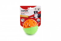  Hračka pro psy od CAMON z odolné TPR gumy. Míček je opatřený otvory pro plnění dobrotami, je ideální pro aportování, při nárazu hrká, ve vodě plave. Průměr 9 cm, výběr barev. (5)