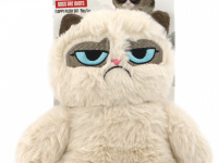  Plyšová hračka pro psy GRUMPY CAT. Velikost hračky cca 35 cm, při stisknutí píská. Vhodná pro střední plemena psů. (4)