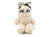  Plyšová hračka pro psy GRUMPY CAT. Velikost hračky cca 35 cm, při stisknutí píská. Vhodná pro střední plemena psů.