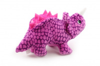 Plyšová hračka pro psy od CAMON – dinosaurus. Příjemný měkoučký materiál, při stisknutí píská, délka 26 cm. (3)