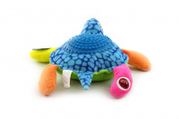 Plyšová hračka pro psy od CAMON – želva. Příjemný měkoučký materiál, při stisknutí píská, velikost 22 cm, barva modro-zelená. (3)