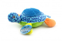Plyšová hračka pro psy od CAMON – želva. Příjemný měkoučký materiál, při stisknutí píská, velikost 22 cm, barva modro-zelená.
