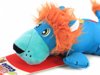  Odolná hračka pro psy – lev od KONG. Velikost hračky cca 24 cm, ripstop materiál se zesíleným šitím. Vhodný pro střední plemena psů. (4)