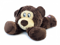  Plyšová hračka pro psy – medvídek od KONG. Velikost hračky cca 24 cm, natahovací nohy, při stisknutí píská a šustí. Vhodná pro štěňata a malá plemena psů. (2)