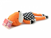  Hračka pro psy od ROSEWOOD – liška. Velikost hračky cca 36 cm, při stisknutí píská. Vhodná pro střední plemena psů. (4)