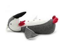  Vánoční pískací hračka pro psy od ROSEWOOD – roztomilý plyšový tučňák císařský se stylovým červeným motýlkem. Měkoučký materiál, velikost cca 38 cm. (3)