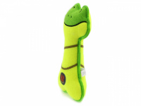  Hračka pro psy od PETstages – žába z pevného a odolného materiálu. Hračka má 3 nezávislá „pískátka“, velikost 25 cm, barva žluto-zelená. (2)