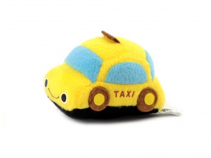 Roztomilá plyšová pískací hračka pro psy od URBAN PUP – žluté auto