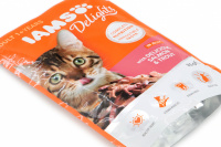  Kompletní krmivo, kapsička pro dospělé kočky IAMS SALMON – losos a pstruh v želé. Hmotnost 85 g. (4)