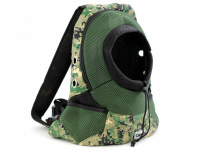 Klokanka na psa s nosností až 6 kg vhodná pro štěňata a malá psí plemena nebo kočky. Lehoučký a prodyšný materiál, lze ji nosit na břiše i na zádech. (3)