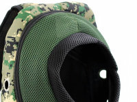 Klokanka na psa s nosností až 6 kg vhodná pro štěňata a malá psí plemena nebo kočky. Lehoučký a prodyšný materiál, lze ji nosit na břiše i na zádech. (4)